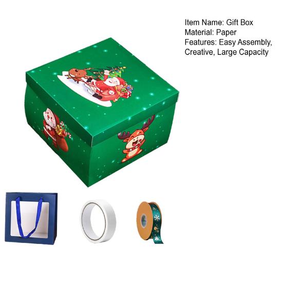 4vrstvá výbušná dárková krabička DIY řemeslná dárková krabička s mašlí Kreativní scrapbooking pro výročí festival vzpomínky svačina šperky hodinky