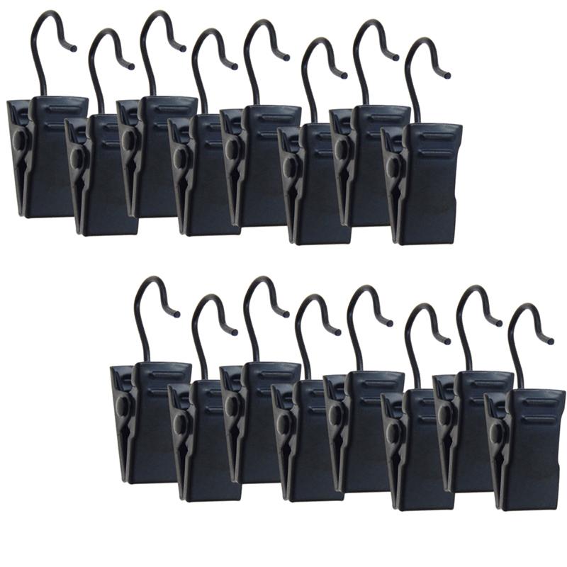 100 bucăți cleme pentru perdele rezistente cu clemă metalică pentru draperii cârlige pentru draperii