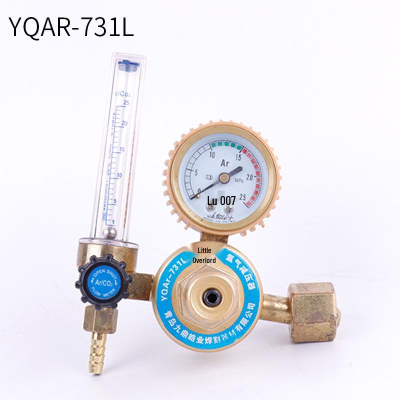 Industrial Argon Arc Welding Regulator: Shockproof Pressure Reducing Valve with Argon Gas Meter