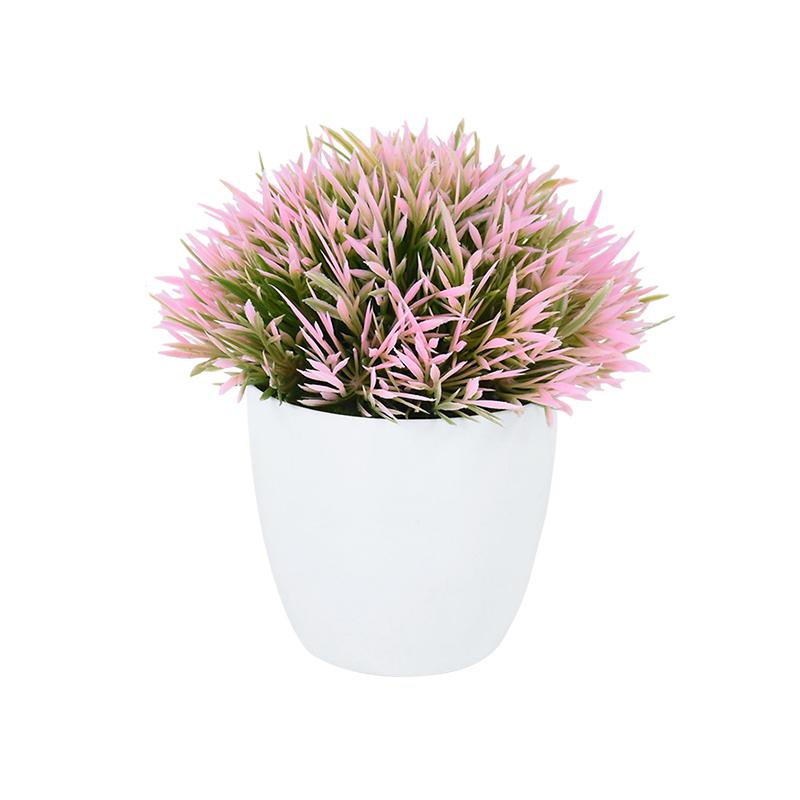 

Искусственные растения Бонсай Маленькое имитированное дерево в горшке Трава для дома сада офиса стола украшения комнаты орнаменты