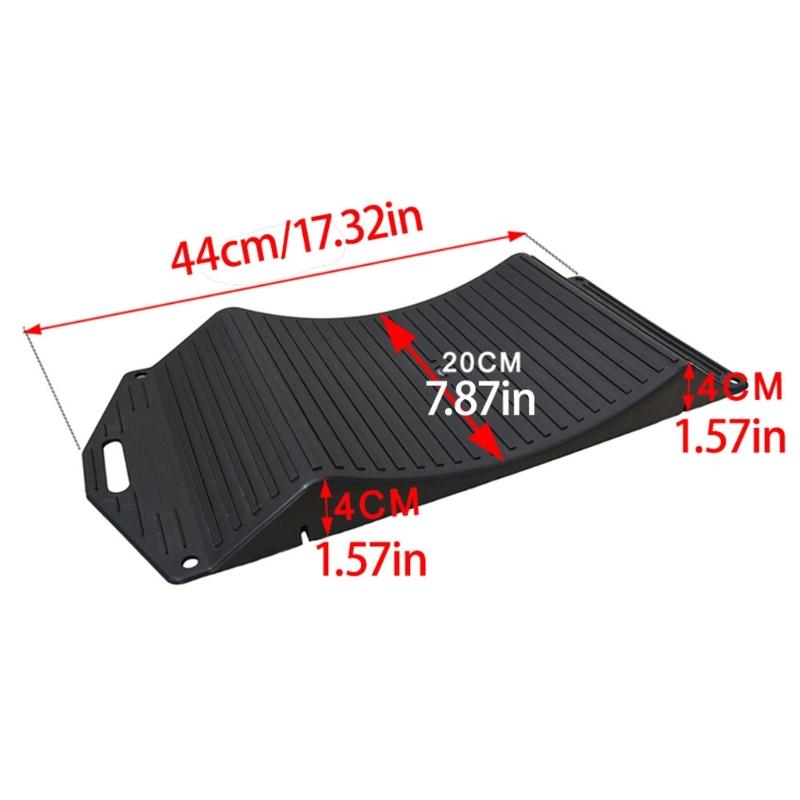 Pack Of 2 Lightweight Tire Protection Ramps For Cars SUVs And Campers Built Of Strong Polymer With Non Slip Layer