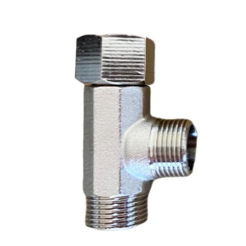 Compression T Connector Bidet Hose Splitters with Leak Proof Designs Precisions Engineered T Connector Simple Installs