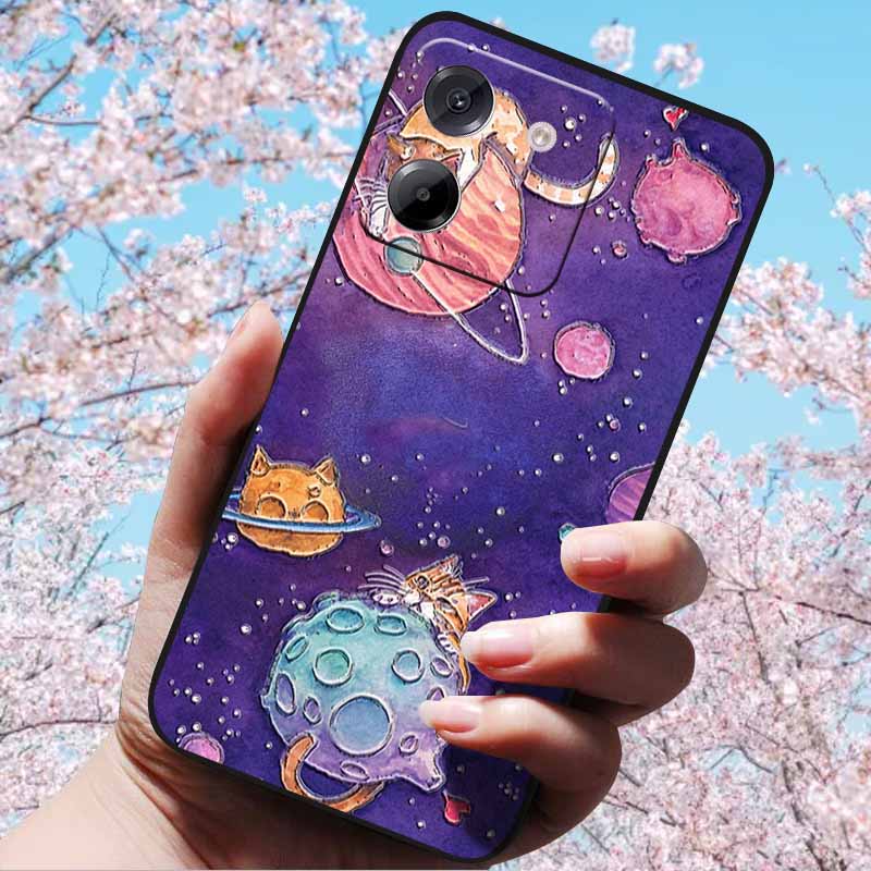 For Xiaomi Poco M7 Pro 5G Case 3D Relief Flower Emboss Soft Silicone various Flower For Poco M7 Pro 5G 3D CuteCartoon Cover Case