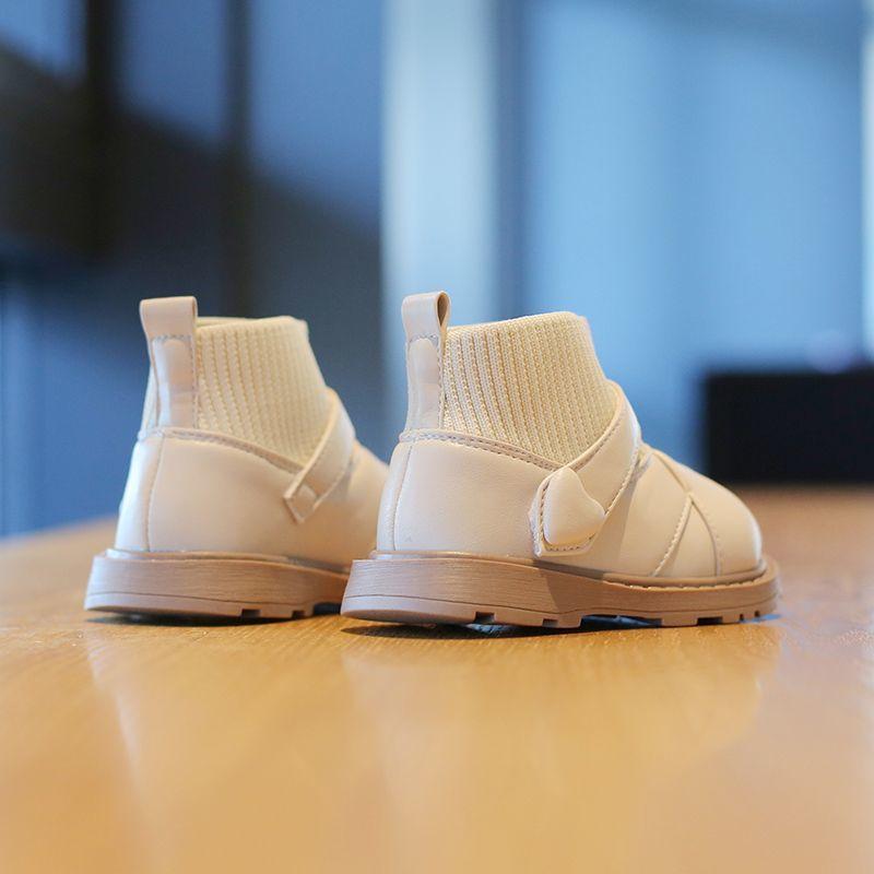 Trendy Girl Boots Fashion Versatile Kids Shoes Princess Sweet Simple Soft Soled Ankle Boot Classic Fashion Comfort Winter Boots