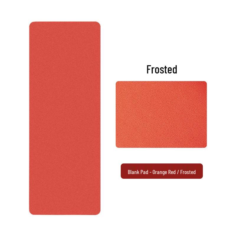 Thickened Non-slip Coconut Shell Yoga Mat: Frosted PU Rubber, Widened & Enlarged for Fitness & Home Use
