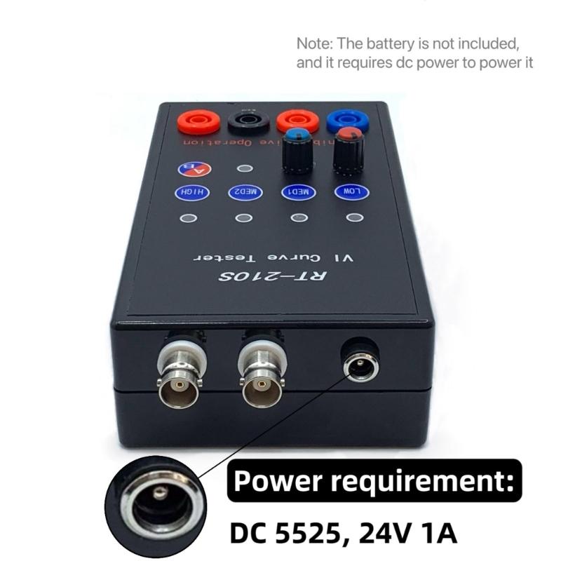 Advanced 210S Curves Tester 2CH for Electronics with Adjustable Internal Resistance and Triggering Signal Output