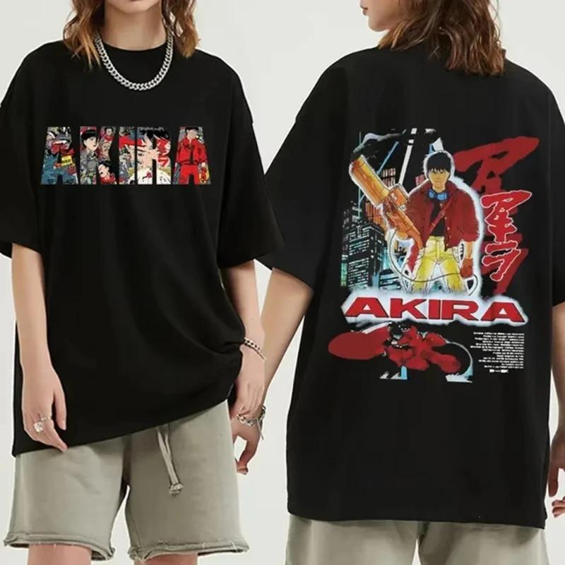 2026 Japanese Anime New Tokyo Akira T-shirt, Movie Science Fiction Manga Masataro Kaneda Men's Women Short-sleeved T-shirt Cotton Top