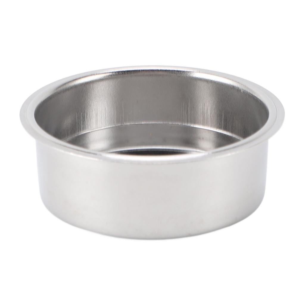 3pcs 51mm Filter Basket Reusable Stainless Steel Coffee Filter Double Layer 2 Cups Coffee Portafilte