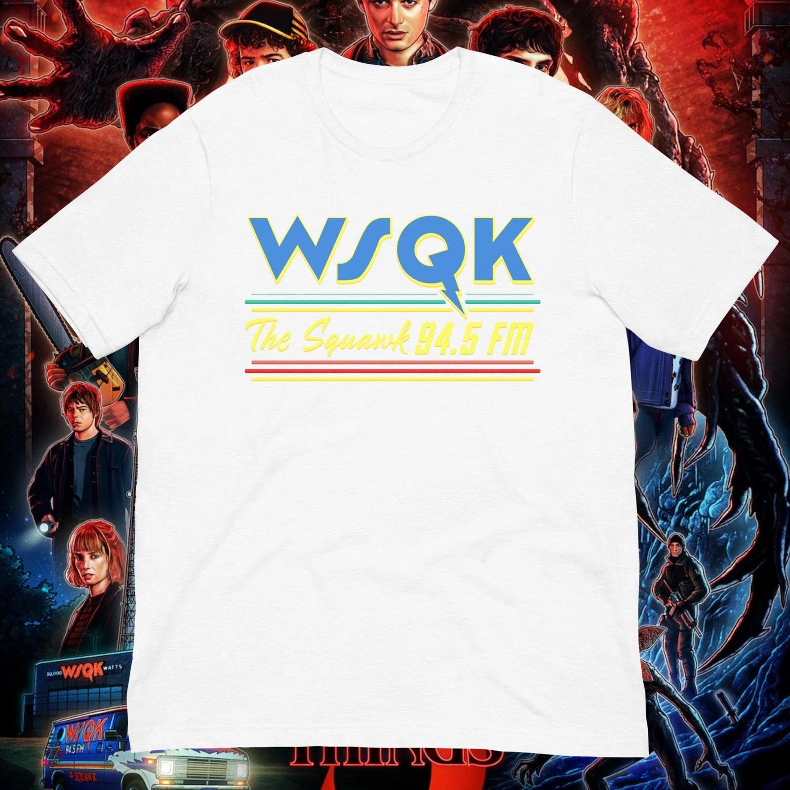 Stranger Things WSQK The Squak Shirt white 2XL