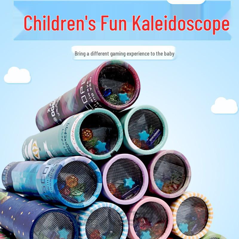 Large Rotating Kaleidoscope Toy: Creative Science Experiment Gift for Children and Adults