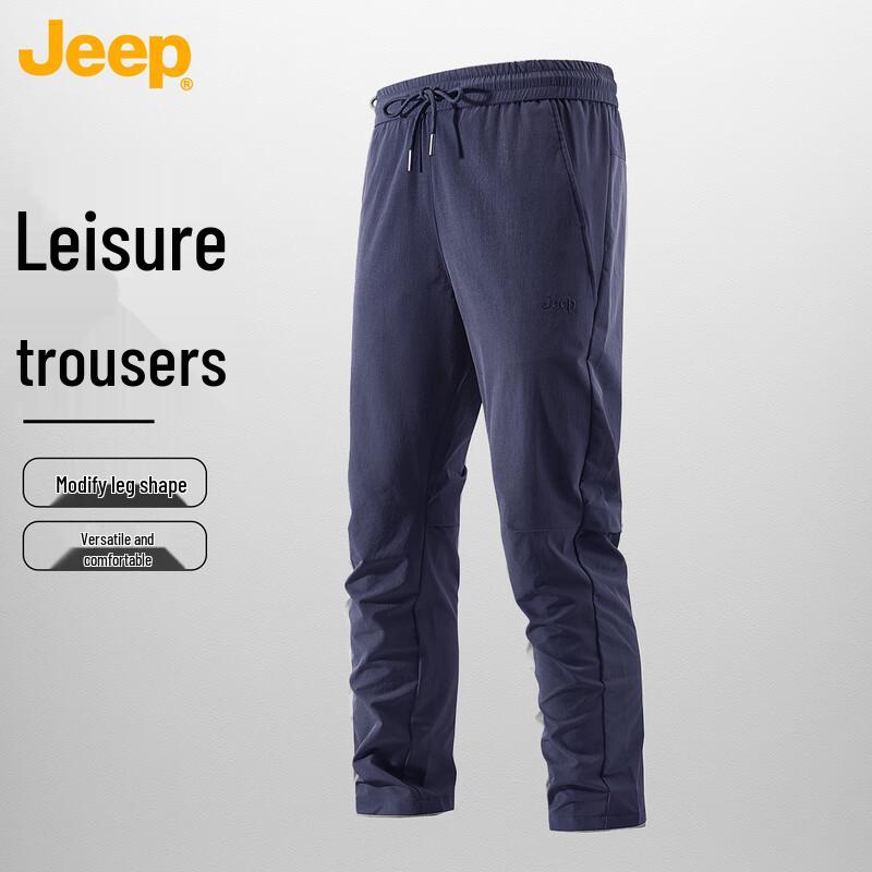 Jeep Unisex Straight-Leg Casual Pants