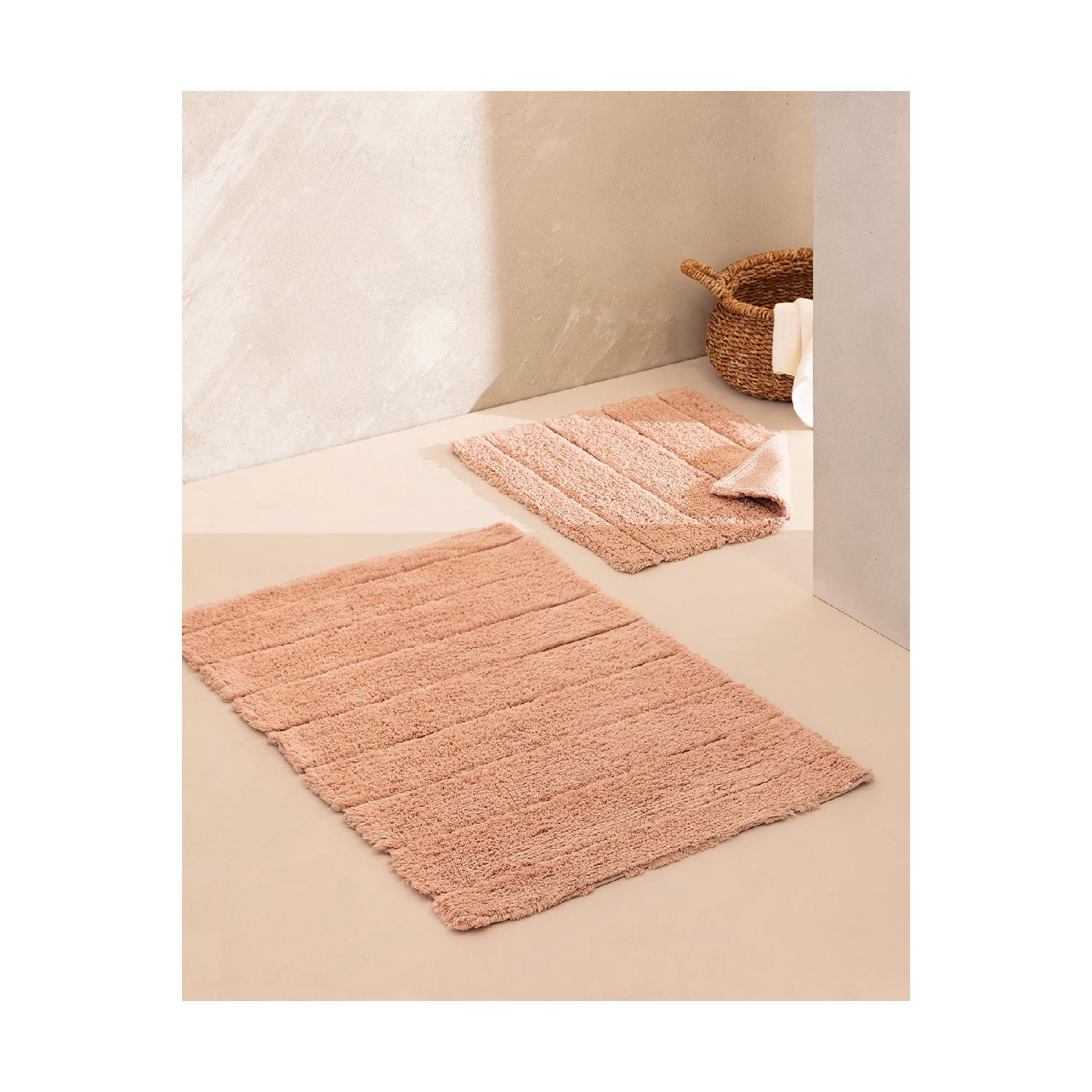 

Bleuet Bath Mat - Powder - 60x100 Cm розовый