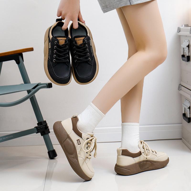 Casual Women's Sneakers Fashion Designer Round Toe Thick Soled Trainers Woman Sports Running Shoes Tennis Athletic Footwear