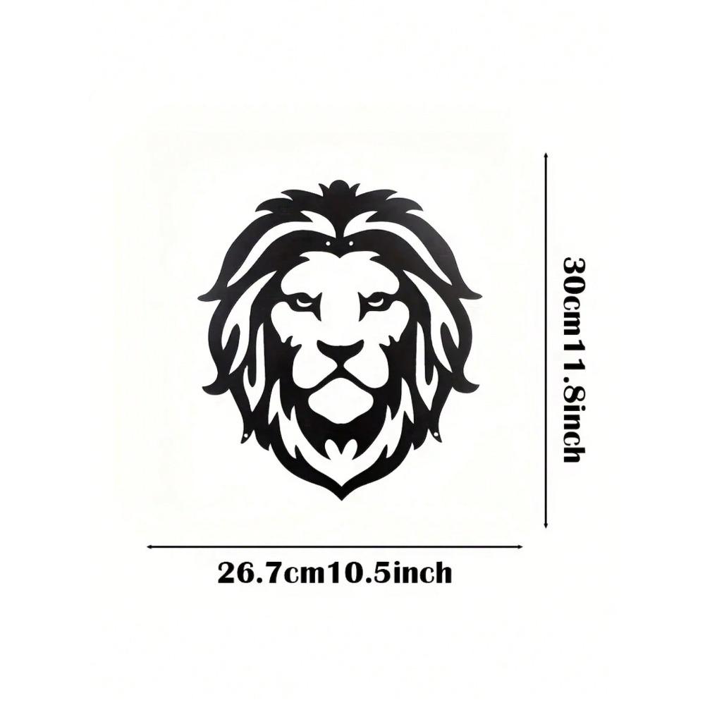 

Metal Lion Wall Art, Rustic Iron Animal Plaque for Home Decor, Living Room, Bedroom, Office, Jungle Theme, Easy to Hang, Gift for Christmas Halloween TY3627 різнокольоровий