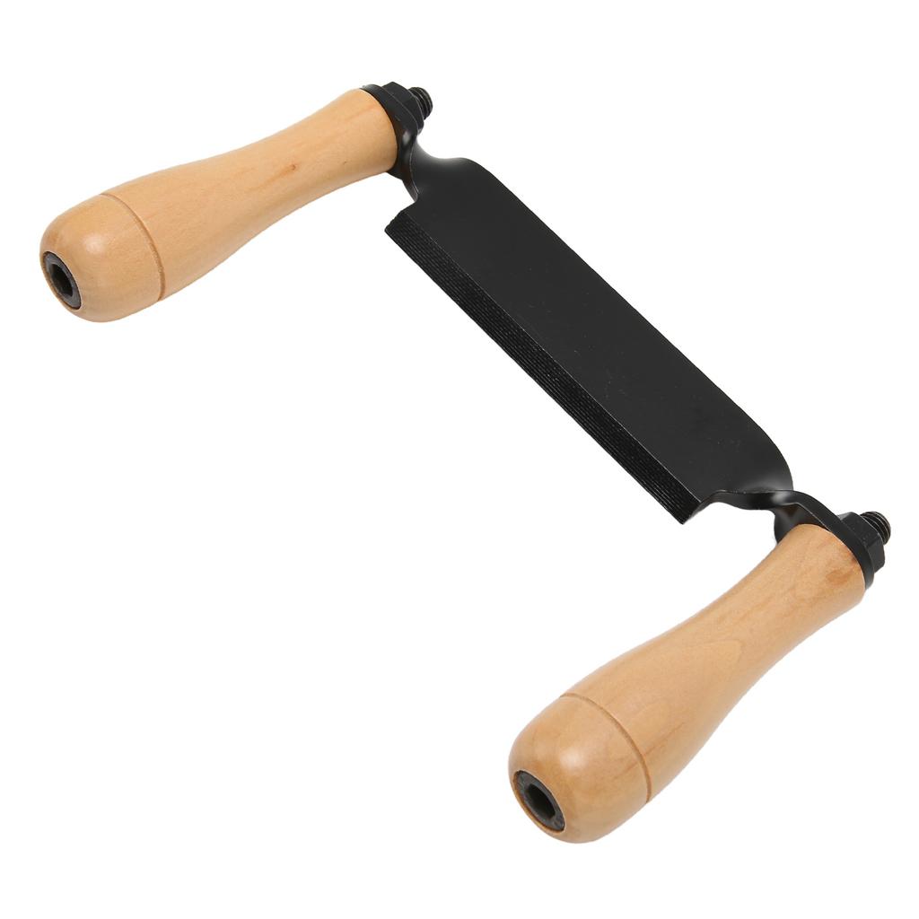 Gerades Ziehmesser Stahlklinge Holzgriff Hohe Härte Poliertes Ziehmesserwerkzeug für Rundholz