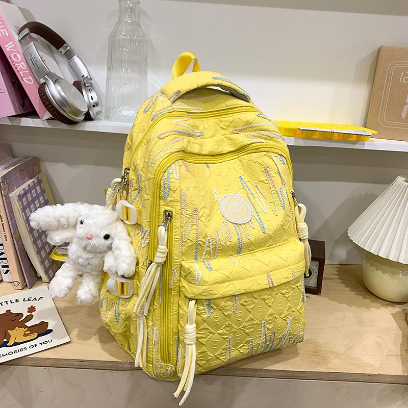 Korean Version of The Sen Series Large Capacity Backpack High School Students Fashionable Lightweight Backpack