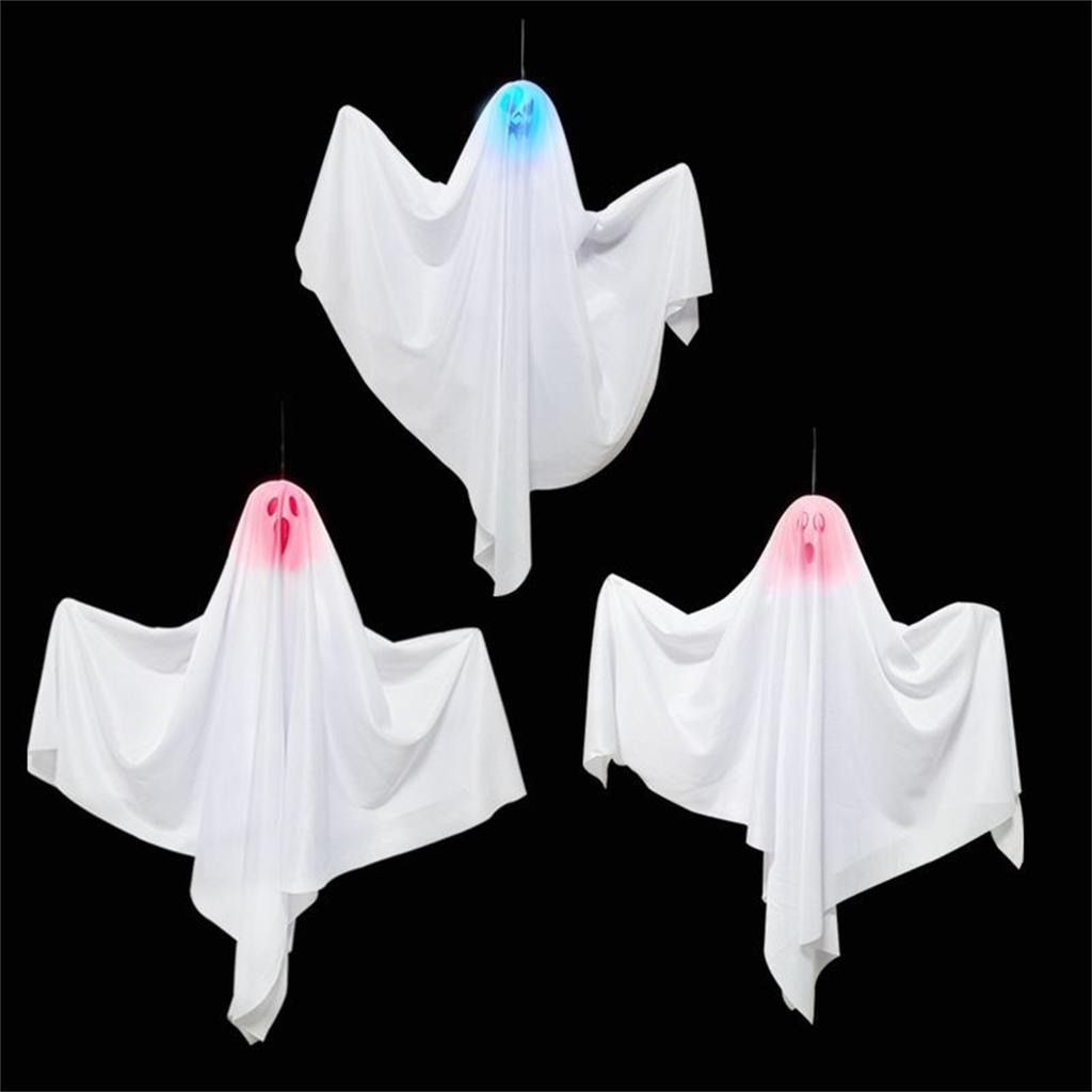 3 Pack Light-up Halloween Hanging Decorations,27.5in Hanging S For Trees, Outdoor Halloween Décor