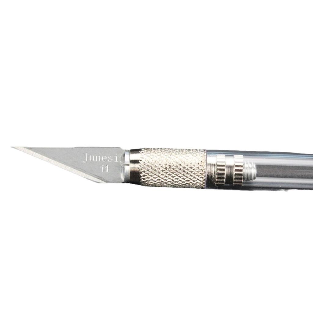 11# Handmade Carving Knife Blade - Rubber Stamp, Mobile Screen Protector & Paper Cutting, High-Speed Steel Blade