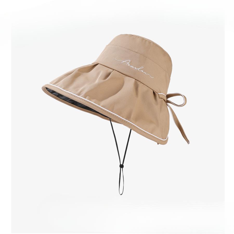 

Солнцезащитная шляпа для женщин, летняя, новая, устойчивая к ультрафиолетовому излучению, шляпа для отдыха на открытом воздухе M(56-58CM) хаки