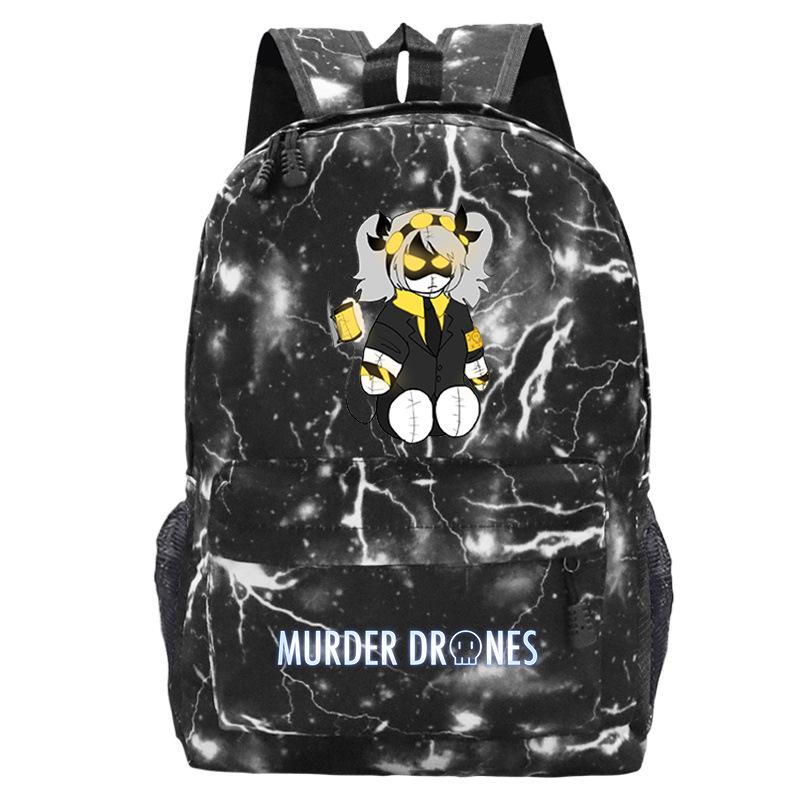 Murder Drones Personality Printing Trend Student School Bag Multifunctional Outdoor Travel Backpack