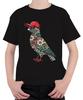 Dove with Baseball Cap Cherry Blossoms Japanese Urban Japan Y2K Bird Kids T-Shirt