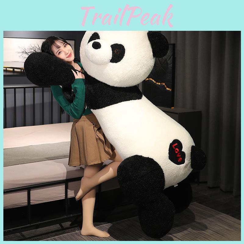 Panda Adorable Plush Cartoon Lounging Soft Plush Toy Kids Bedtime Gift Doll