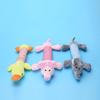 Wholesale Plush Dog Toy Pig With Sound Four-legged Striped Duck Elephant Pet Toy