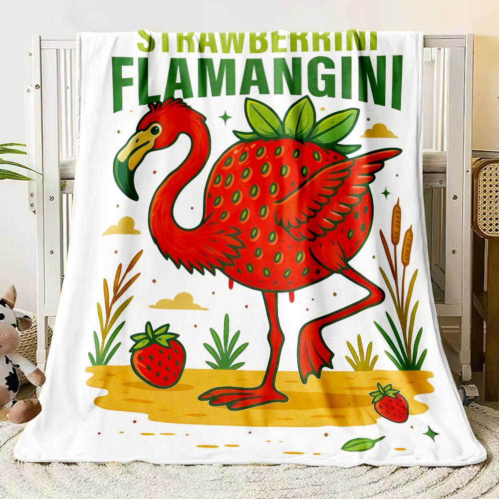 Italian Brainrot AI Generated Animals Plush Thin Blanket Kids Adult Flannel Throw Blanket for Outdoor Super Soft Bedspread Gift 100x150cm
