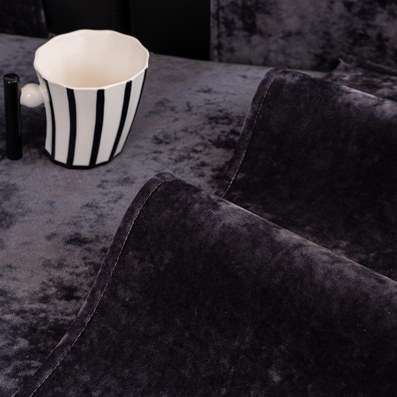 New Plush Sofa Cushion Light Luxury High-End Non-Slip Seat Cushion Autumn And Winter Thickened Leather Sofa Cover Cover Cloth