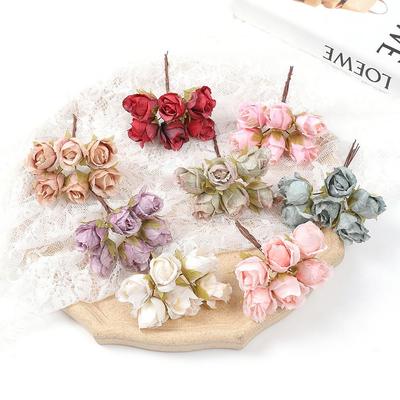 Mini Bouquet di Rose Fai da Te: Kit Ghirlanda di Fiori di Seta per Decorazione Casa e Regali