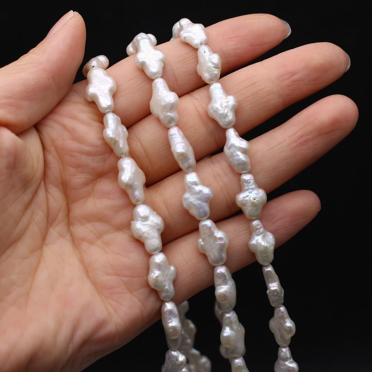 

Белый жемчуг 9x14 мм крестообразные бусины для изготовления ювелирных изделий своими руками браслет серьги ожерелье аксессуар 9x14mm