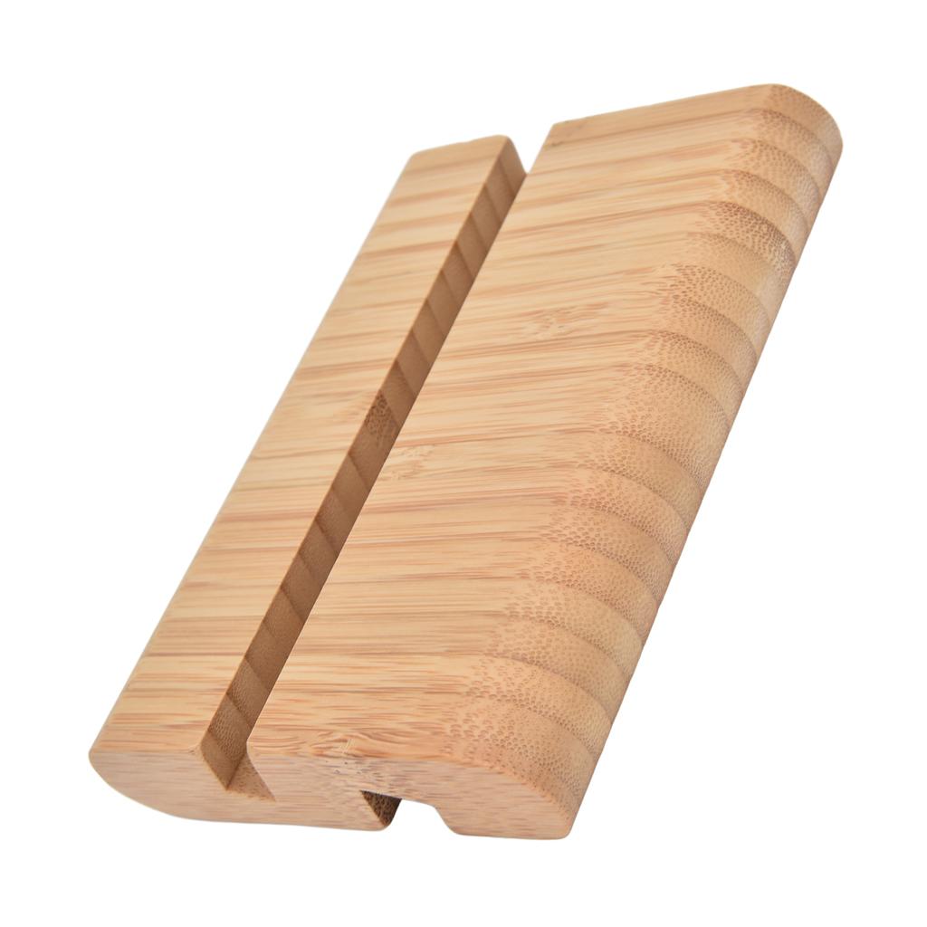 Portable Phone Stand Mobile Phone Support Holder Bamboo Desktop Tablet Stand for Bedroom