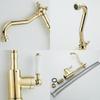 Bathroom basin faucet household washbasin sink hot and cold anti-splash faucet gold color EL6118G