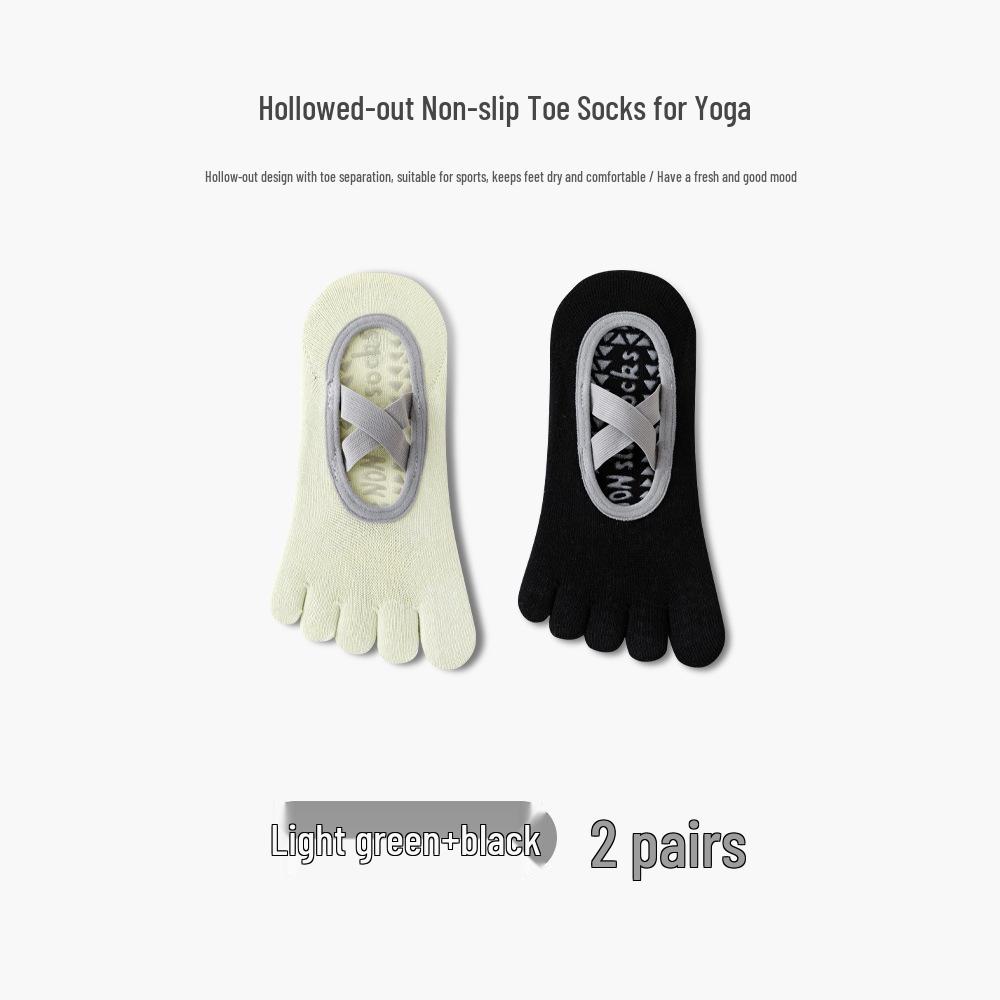Women's Non-Slip Five-Toe Yoga & Pilates Socks - Summer Thin Fitness Floor Socks