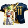 2026 Summer Dragon Ball Oversized T-shirt High Print Super Saiyan