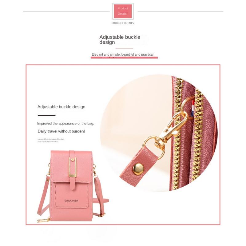 Women Bags Soft Leather Wallets Touch Screen Cell Phone Purse Crossbody Shoulder Strap Handbag for Female Cheap Women's Bags