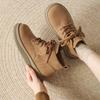 Retro Martin shoes autumn new women's lace-up matte platform casual short boots