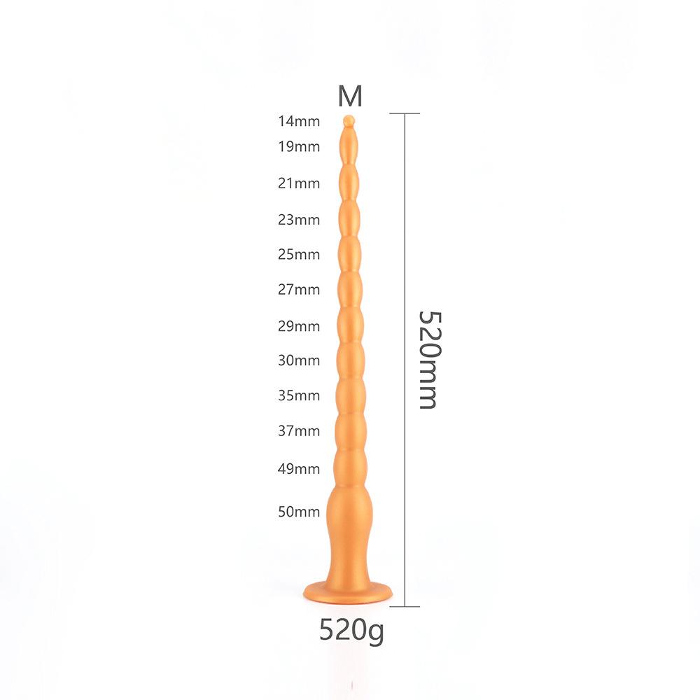 Super Long Silicone a Kind of Love Toys Butt Plug Soft Men's and Women's Tail Anal Whip Climax Masturbation Device Sexy Sex Toy