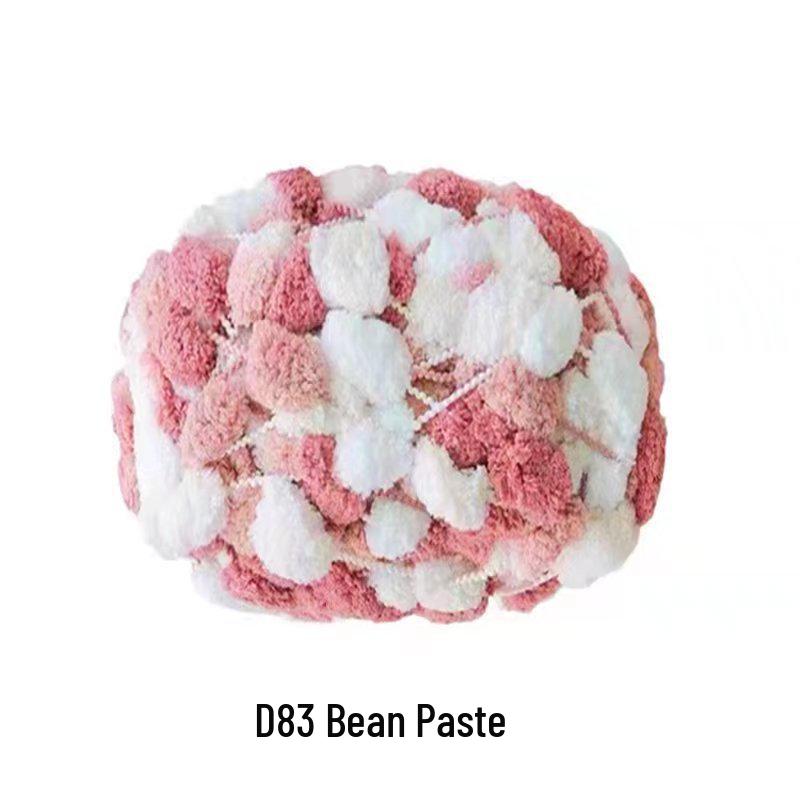 Bean Bean Hand-Knitted Thick Yarn Ball for DIY Projects: Large Ball for Carpets, Cushions, and Woven Blankets