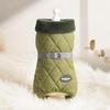 Fashion Winter Dog Warm Clothes Windproof Padded Down Dog Hiking Jacket Adjustable Pet Clothes Puppy