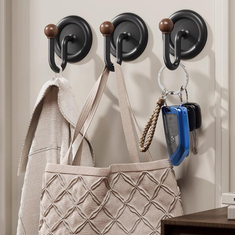 Bathroom Creative Hooks, Punch-Free, Strong Load-Bearing Adhesive, Household Bathroom Wall-Mounted Towel Hooks, Traceless