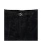 Galligbeulluseu Corduroy Belted Fatigue Shorts (Black)