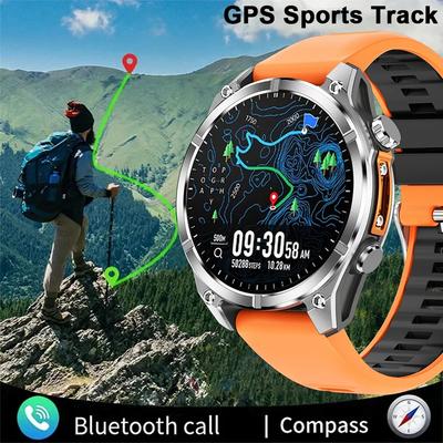 SACOSDING Men's Smart Call Watch 1.43-inch AMOLED Screen 466 * 466 HD Resolution Multi Sport Mode Android iOS Universal Smart Watch