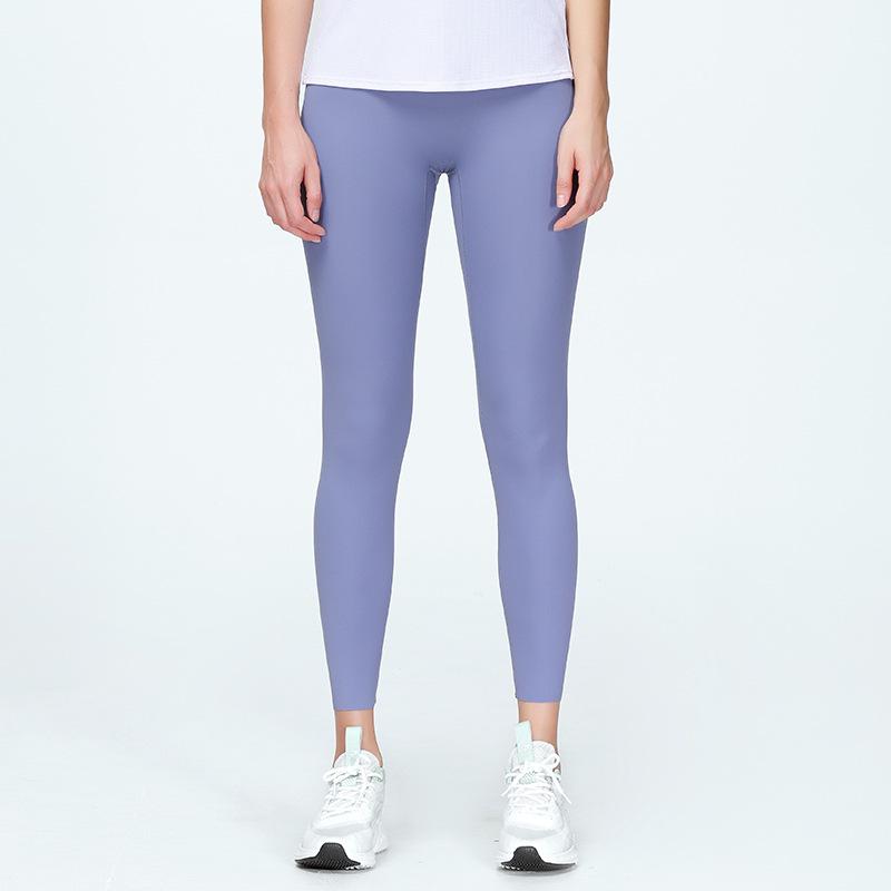 

Женские леггинсы для йоги с высокой талией и задним карманом - Ощущение обнаженности, Идеальны для бега и фитнеса Large