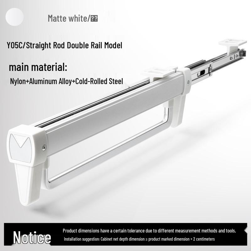 Teleskop-Hosenständer für den Kleiderschrank: Multifunktionale Schublade mit Auszug für den Hausgebrauch.