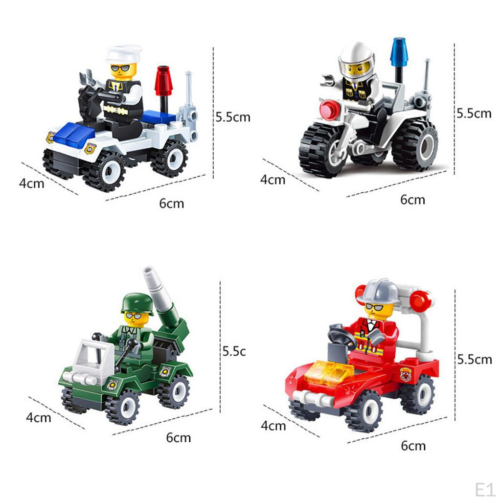 Jucării educaționale de modă pentru construcție Camioane de pompieri în stil Varietate 22001