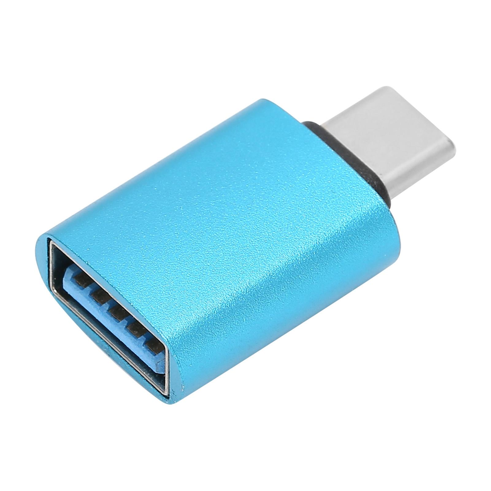 Adaptateur TypeC vers USB3.1 Convertisseur Téléphone Mobile Ordinateur Tablette PC Adaptateur USB3.1 bleu