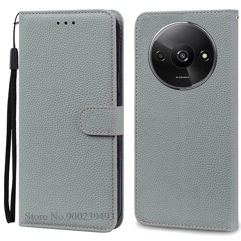 Pro Redmi A3 Pouzdro Kožené Peněženkové Vyklápěcí Pouzdro Pro Xiaomi Redmi A3 Kryt Ochranné Fundas Coque Pro Xiaomi Redmi A3 A 3 Pouzdro na Telefon