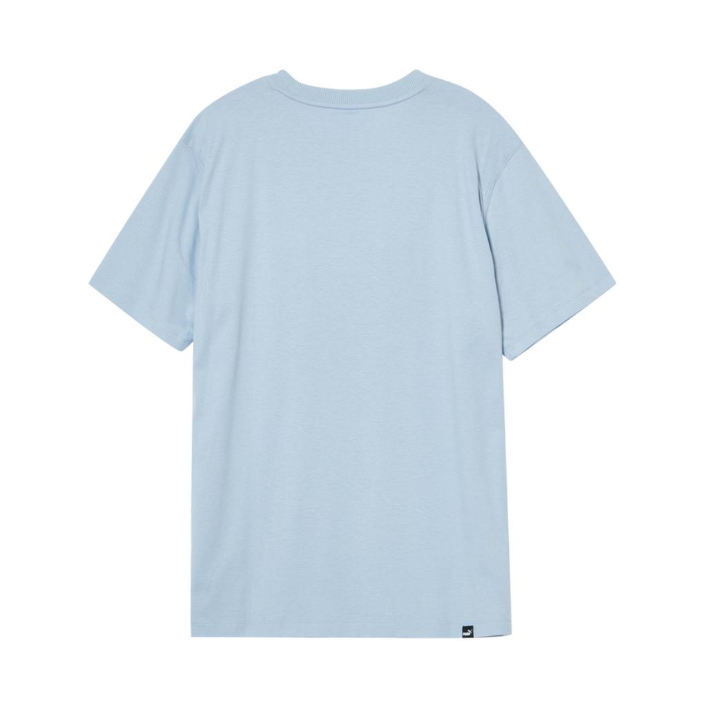 Puma Casual Breathable Short Sleeve Drop Shoulder T-Shirt Women Tops Light-Blue 673412-79