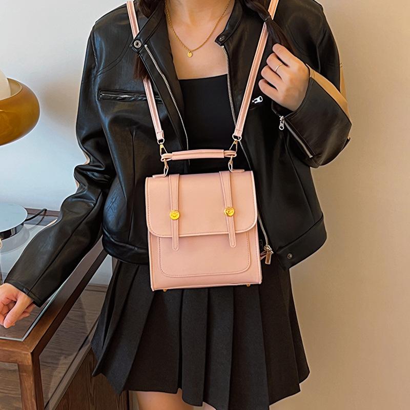 2023 Trendy Textured Casual Women's Backpack – Stylish and Simple Shoulder Bag